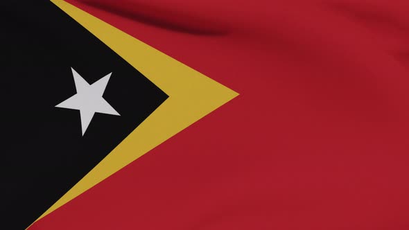 Flag East Timor Patriotism National Freedom Seamless Loop
