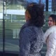 Two Girls Walk Down Street and Talk - VideoHive Item for Sale