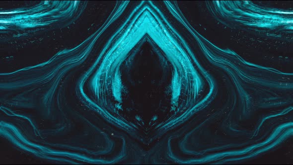 An digital artwork which is animated to flow