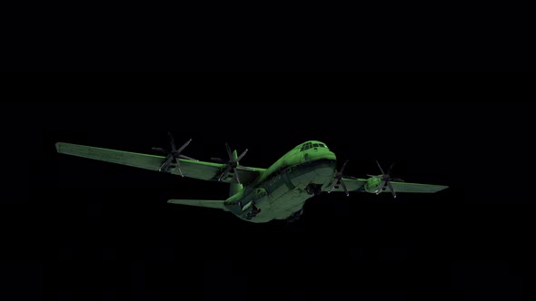 Big Air Plane Green Side Alpha