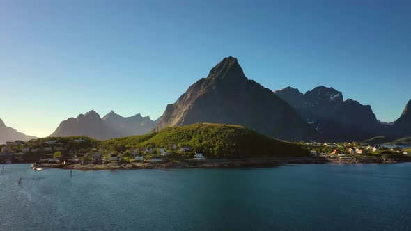 Reine Lofoten Is an Archipelago in the County of Nordland, Norway