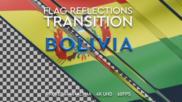 Flag of Bolivia Transition | UHD | 60fps alt
