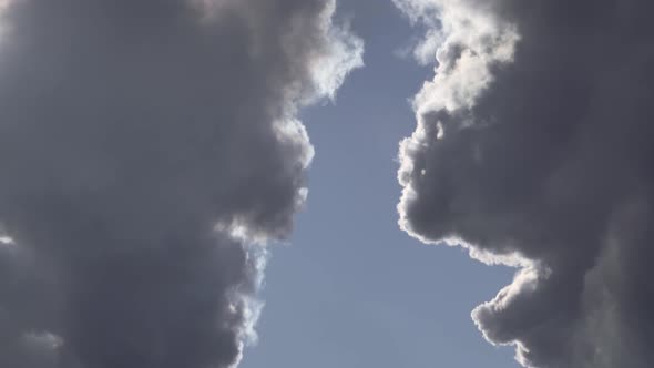 Clouds of Grey Dark Smoke and Ash