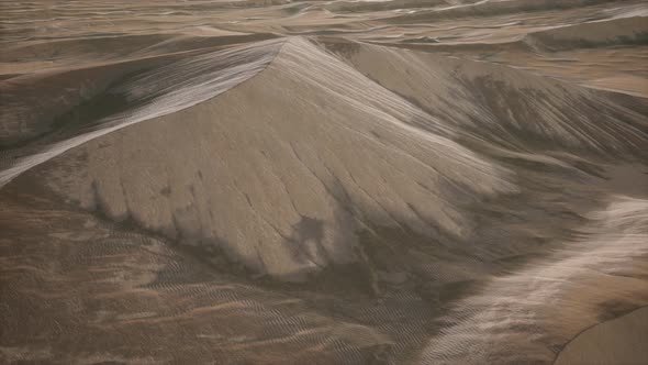 Red Sand Desert Dunes at Sunset alt