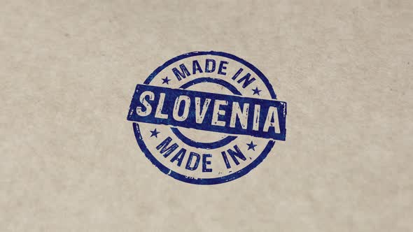 Made in Slovenia stamp and stamping alt