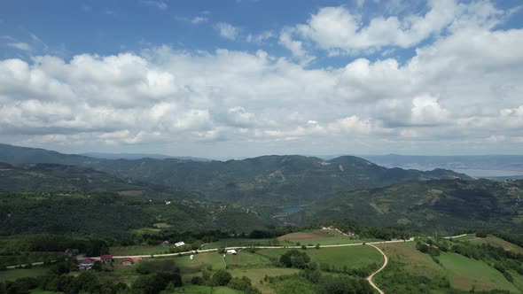 Aerial Rural Village