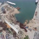 A drone aerial shot from Beirut Port explosion site to Beirut City - VideoHive Item for Sale