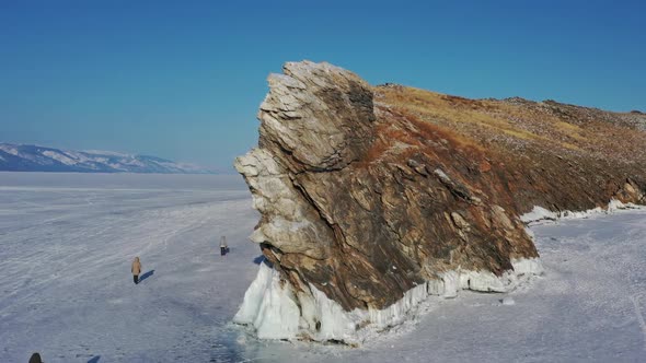 Dragon Tooth Rock Cape on Baikal