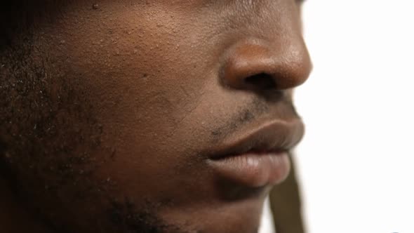 Close-up of thoughtful militray soldier