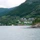 An Island in the Sea Against the Background of Fjords - VideoHive Item for Sale