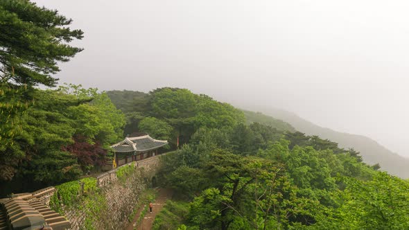 Namhansanseong World Heritage Centre Seomun Gate, West Fortress Gate in Gyeonggi-do, South Korea