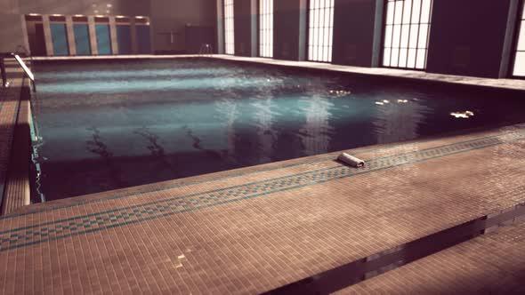 Empty Swiming Pool for Competition