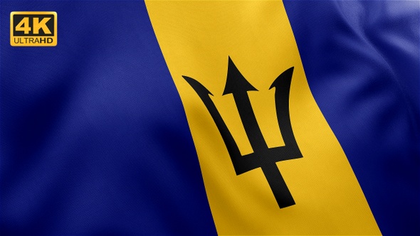 Barbados Flag - 4K