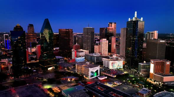 Dallas Texas Skyline at Sunset