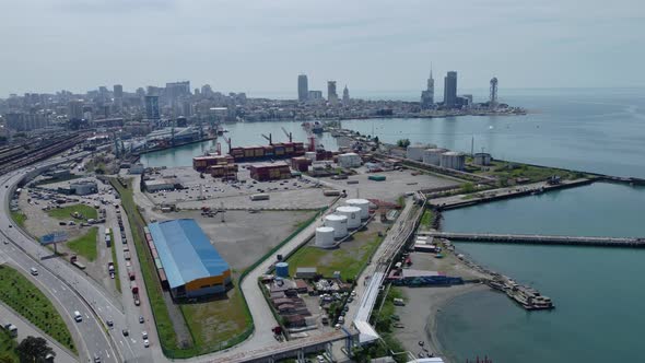 city batumi aerial