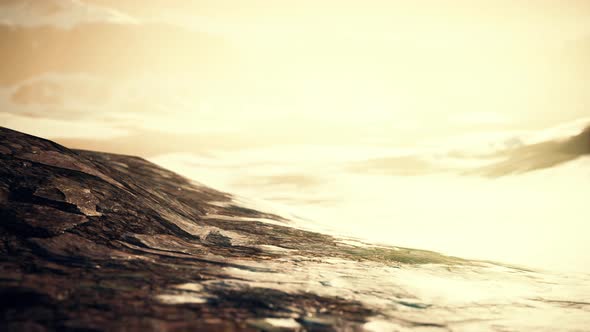 Rocks and Hills Under the Snow alt