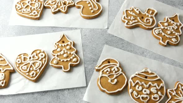 Christmas Holiday Gingerbread Cookie