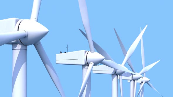 Rotating wind turbines