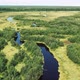 Forest River in the Summer Taiga From a Height of Flight - VideoHive Item for Sale
