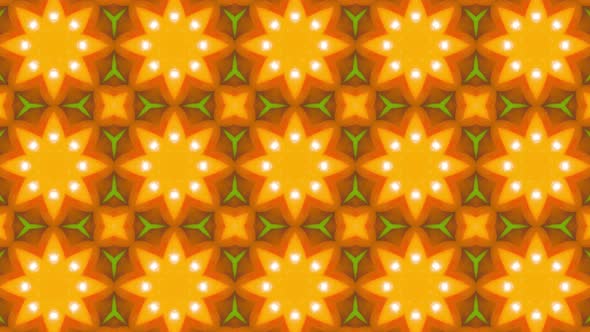 Professional Elegant Kaleidoscope Footage