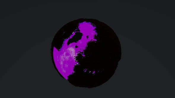 Earth's rotation at night