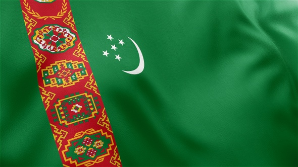 Turkmenistan Flag