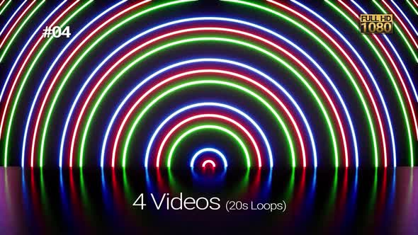 Colorful Lights Floor Background Vj Loop Pack Fhd