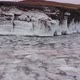 Aerial View of Winter Ice Landscape on Lake Baikal - VideoHive Item for Sale