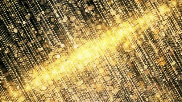 Gold Glitter Lights 04 HD