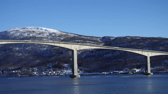 Gisund Bridge At Finnsnes
