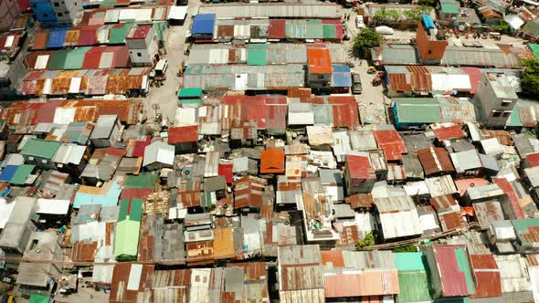 Slums and Poor District of the City of Manila.