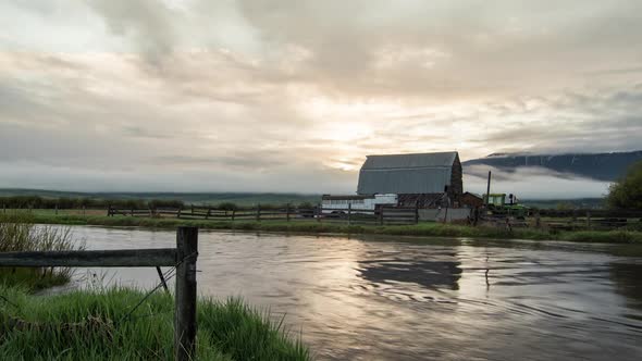 Time lapse along the Salt River in Wyoming.