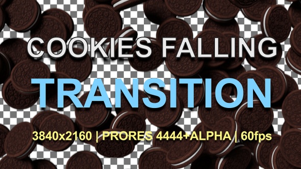 Cookies Transition | UHD | Prores4444+alpha | 60fps