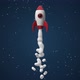 Cartoon Rocket In Space 01 - VideoHive Item for Sale