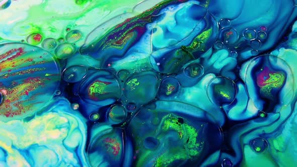Color Explosion Abstract Vivid Art Painting Texture 
