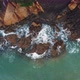 Drone Aerial video Sea crashing on rocks - VideoHive Item for Sale