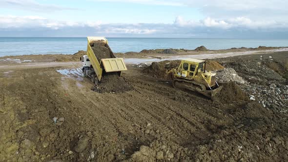 Marine Excavators And Construction Equipment