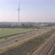 Overhead View of Cars Driving on a Highway Next to a Railroad During Summer in Belgium Europe - VideoHive Item for Sale