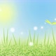 Cartoon Meadow with Dragonfly - VideoHive Item for Sale