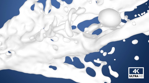 Milk Stream Splash And Pouring alt