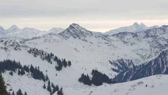 Panoramic view of mountains