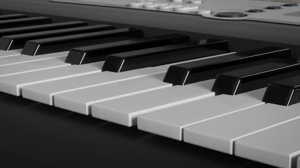 Electronic piano keyboard