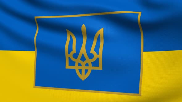 Royal Standard of Ukraine Flag 4K