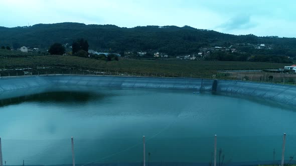 Irrigation Lake on Farm