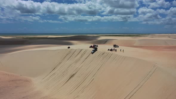 Jericoacoara Brazil. Tropical scenery for vacation travel. Northeast Brazil.