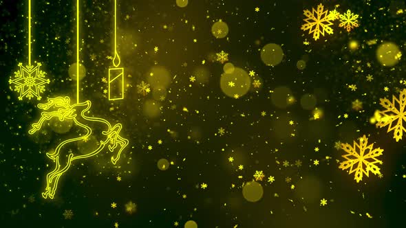 Christmas Ornaments Background 2