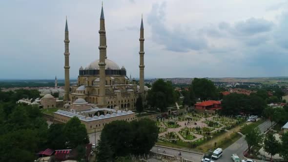 Selimiye Mosque In The City Edirne