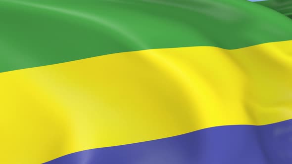 Gabon Flag alt