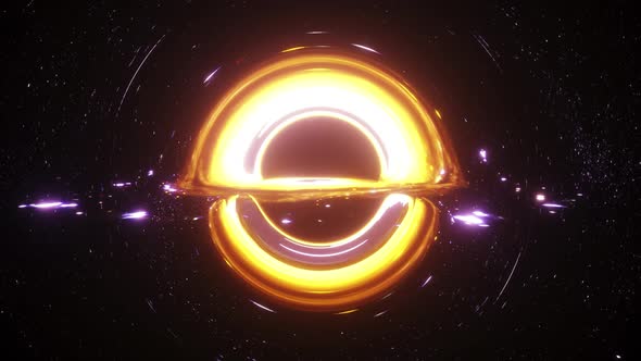 Black Hole Simulation Seamless Loop