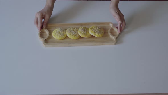 Housewife Cooking Delicious Cookies